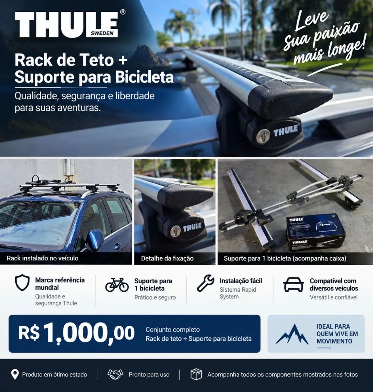 Rack Thule para Bike