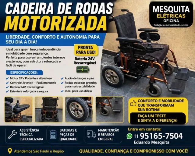 CADEIRA DE RODA MOTORIZADA