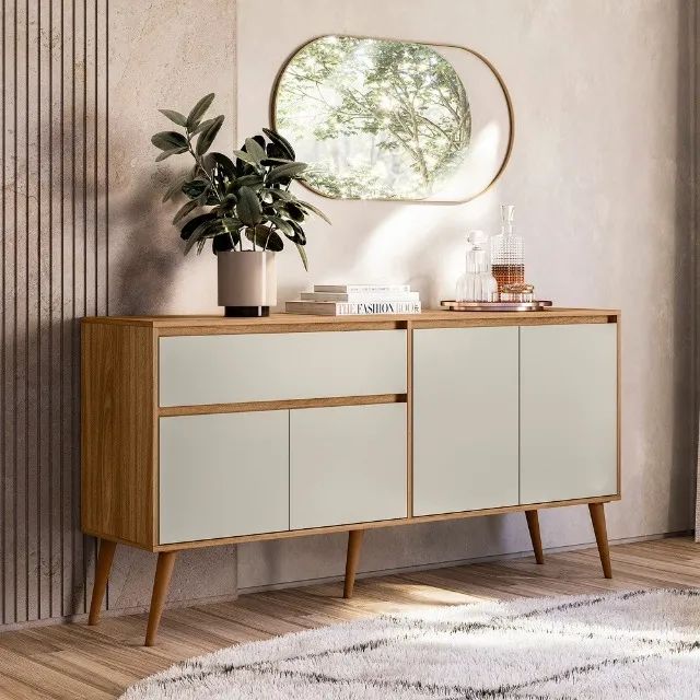 Balcão Aparador Buffet Ravi Multiuso 1,60M