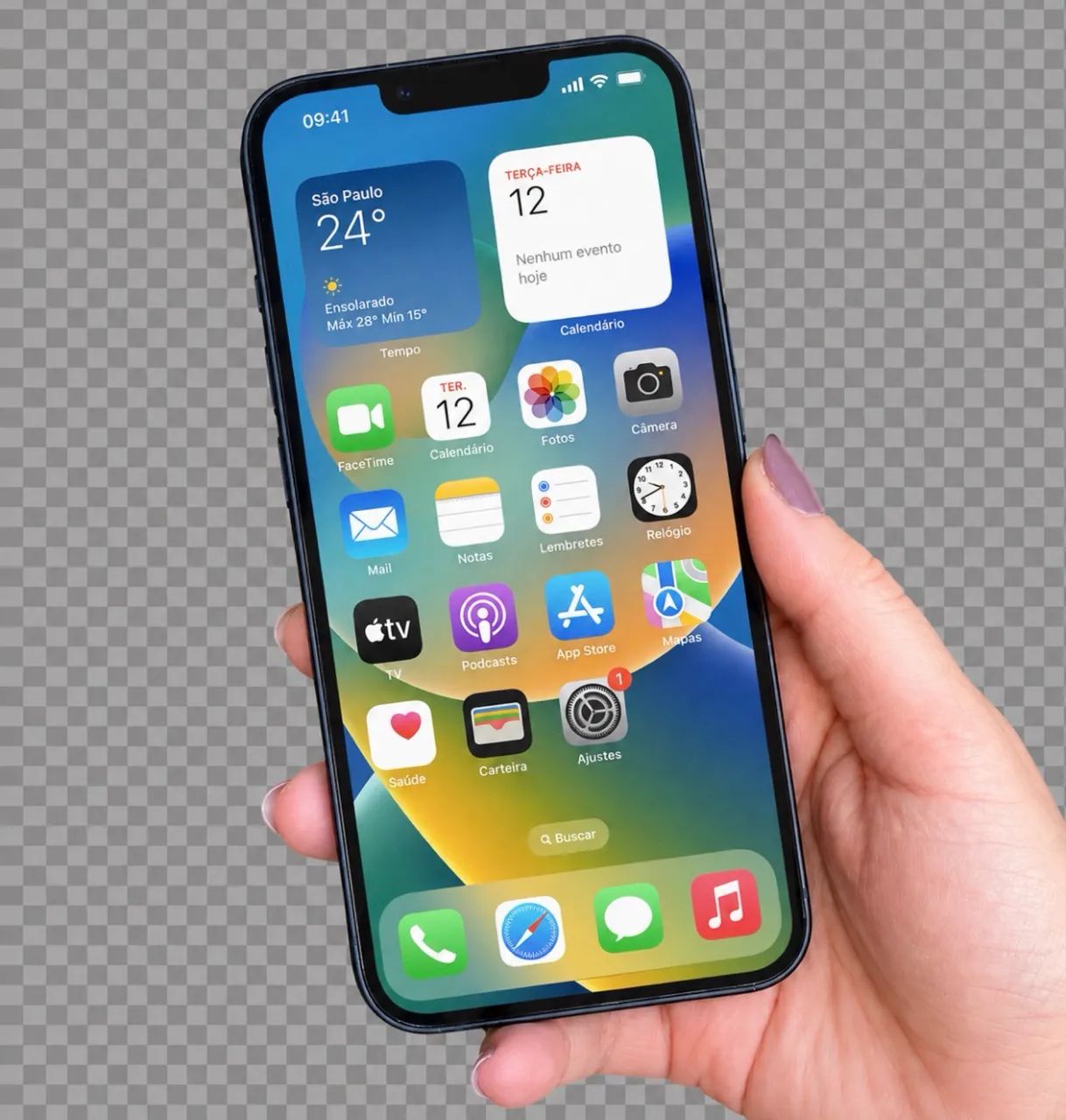 iPhone 14 256gb cor Midnight lindo com caixa e nota fiscal - Foto 2