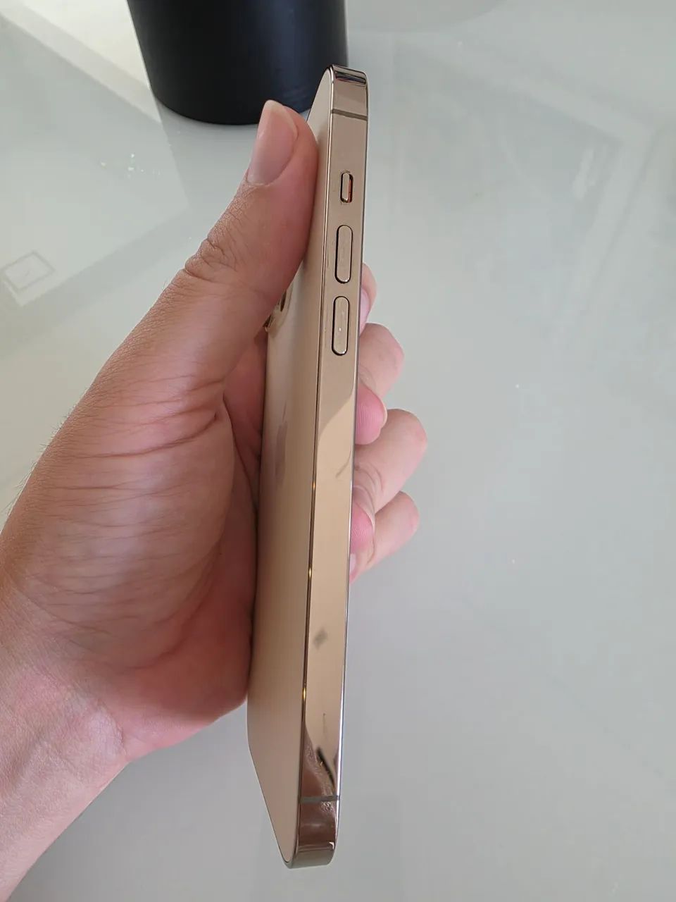 IPhone 14 pro Max, 128 gb, gold. Impecável - Foto 4
