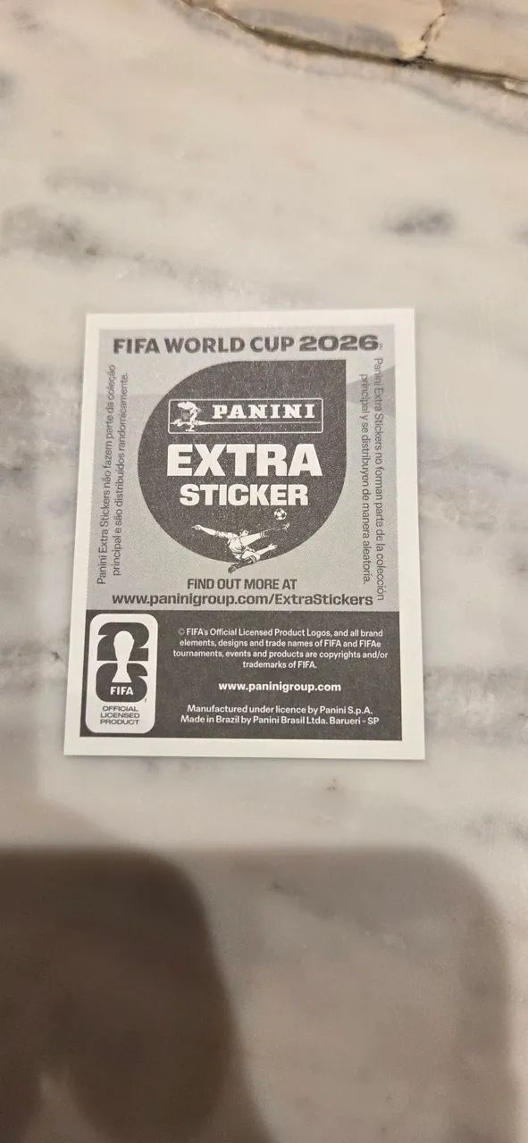 Figurinha Extra Legend Copa 2026 - Foto 2