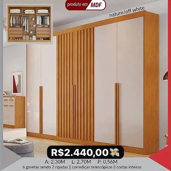 Guarda Roupa Casal L291