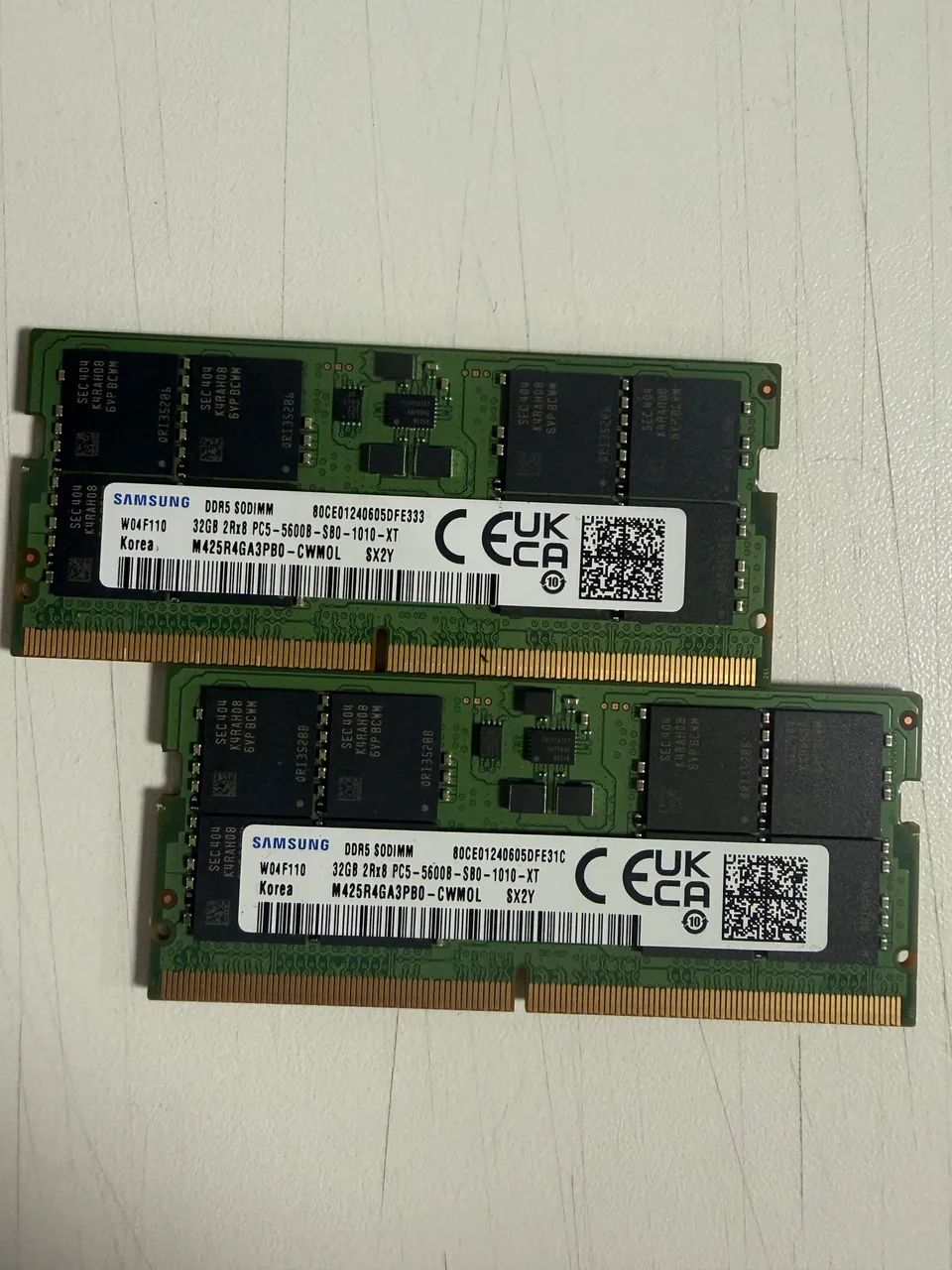2 Memórias 32Gb DDR5 