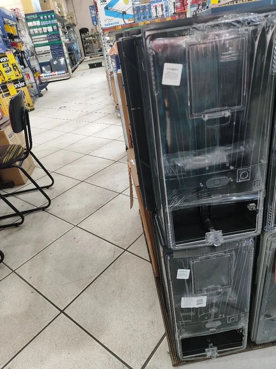 Caixa de luz esp 1 relógio poli sem acessórios  - Foto 2
