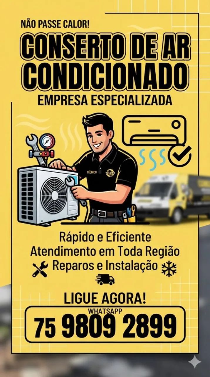 Conserto de ar condicionado 