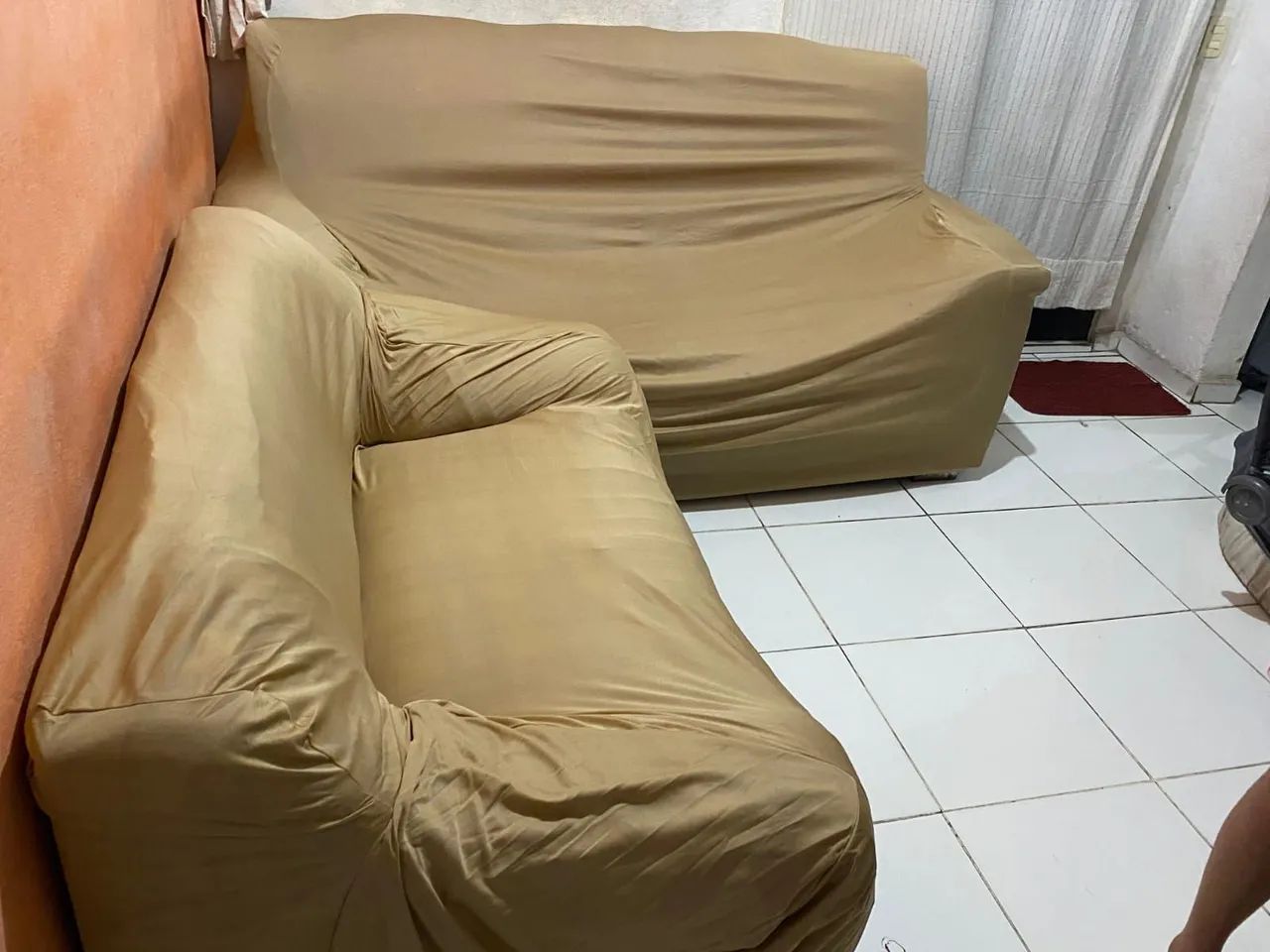 Sofá de 2 e 3 lugares troco por algo do meu interesse  - Foto 3