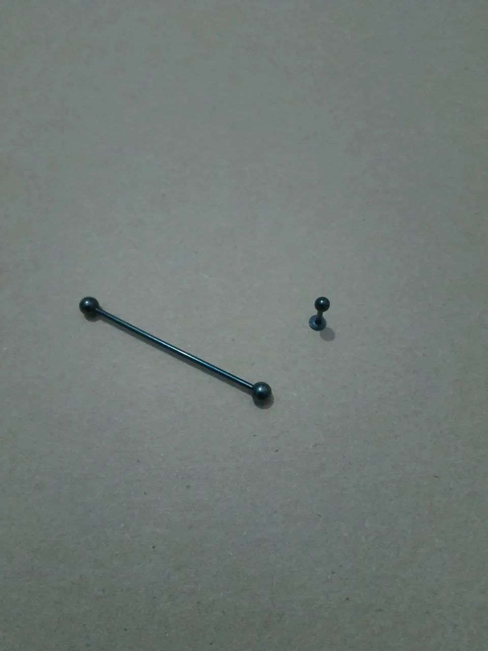 Kit de piercings preto