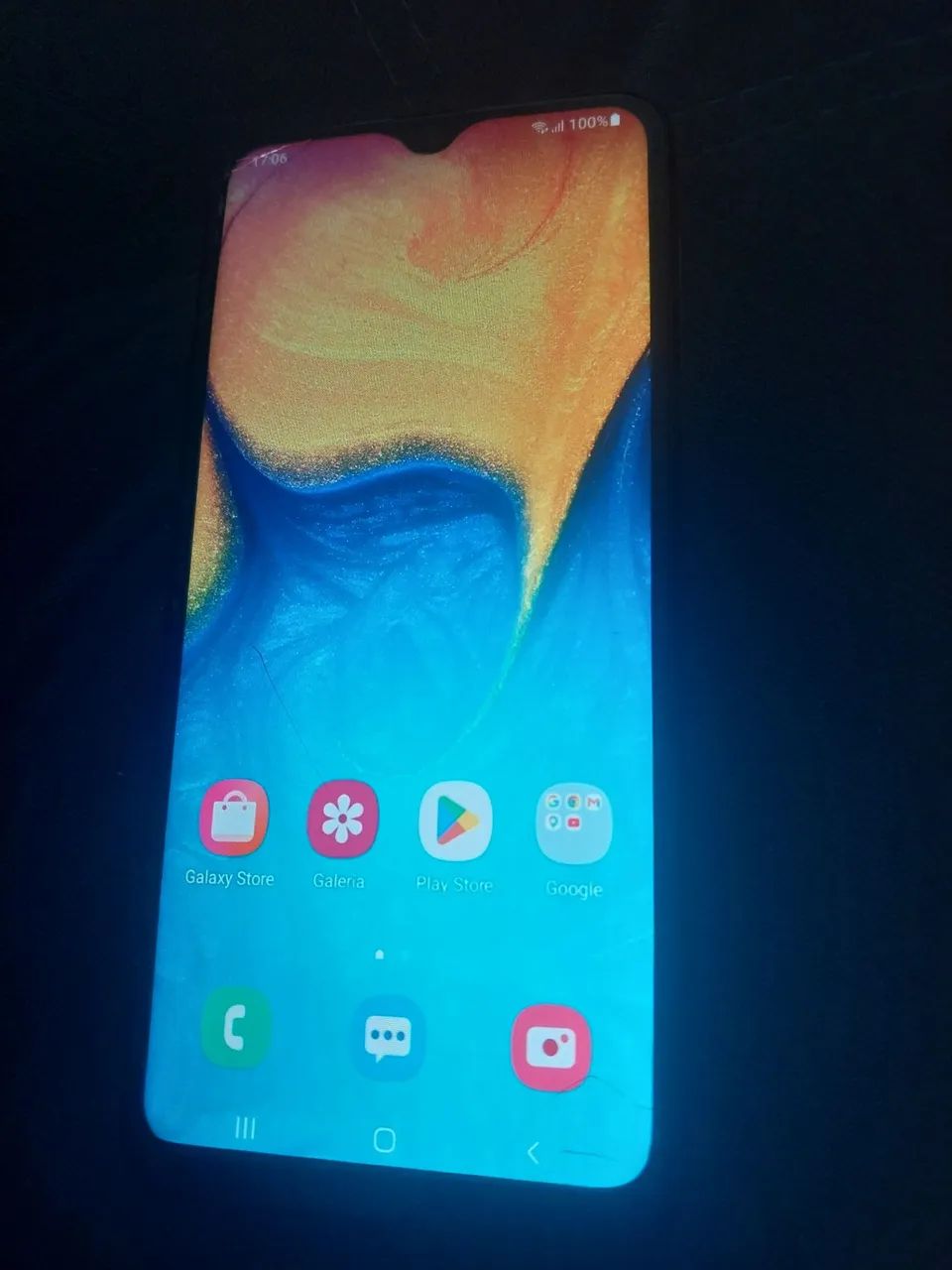Celular A20 só atende viva voz