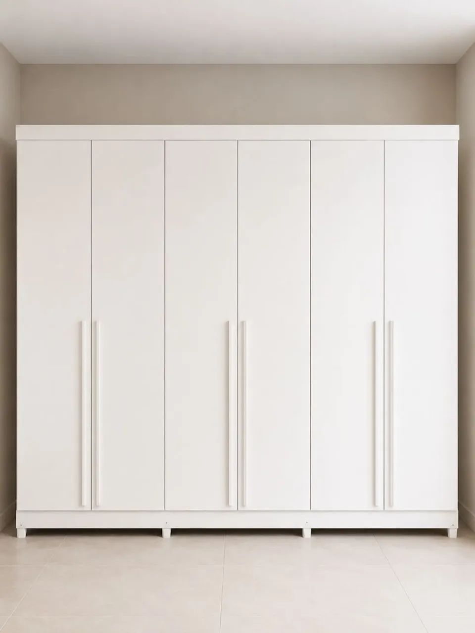 Guarda roupa Alvorada MDF - Branco 