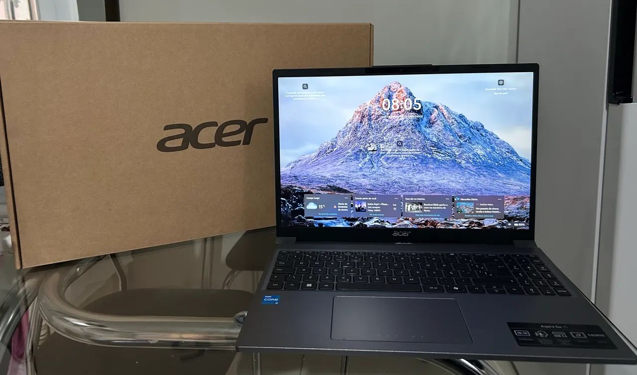 NOTEBOOK ACER ASPIRE GO - COMPLETO + ACESSÓRIOS 