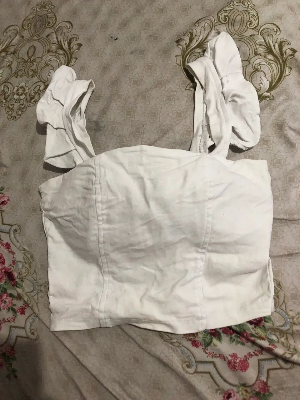 Conjunto saia e cropped