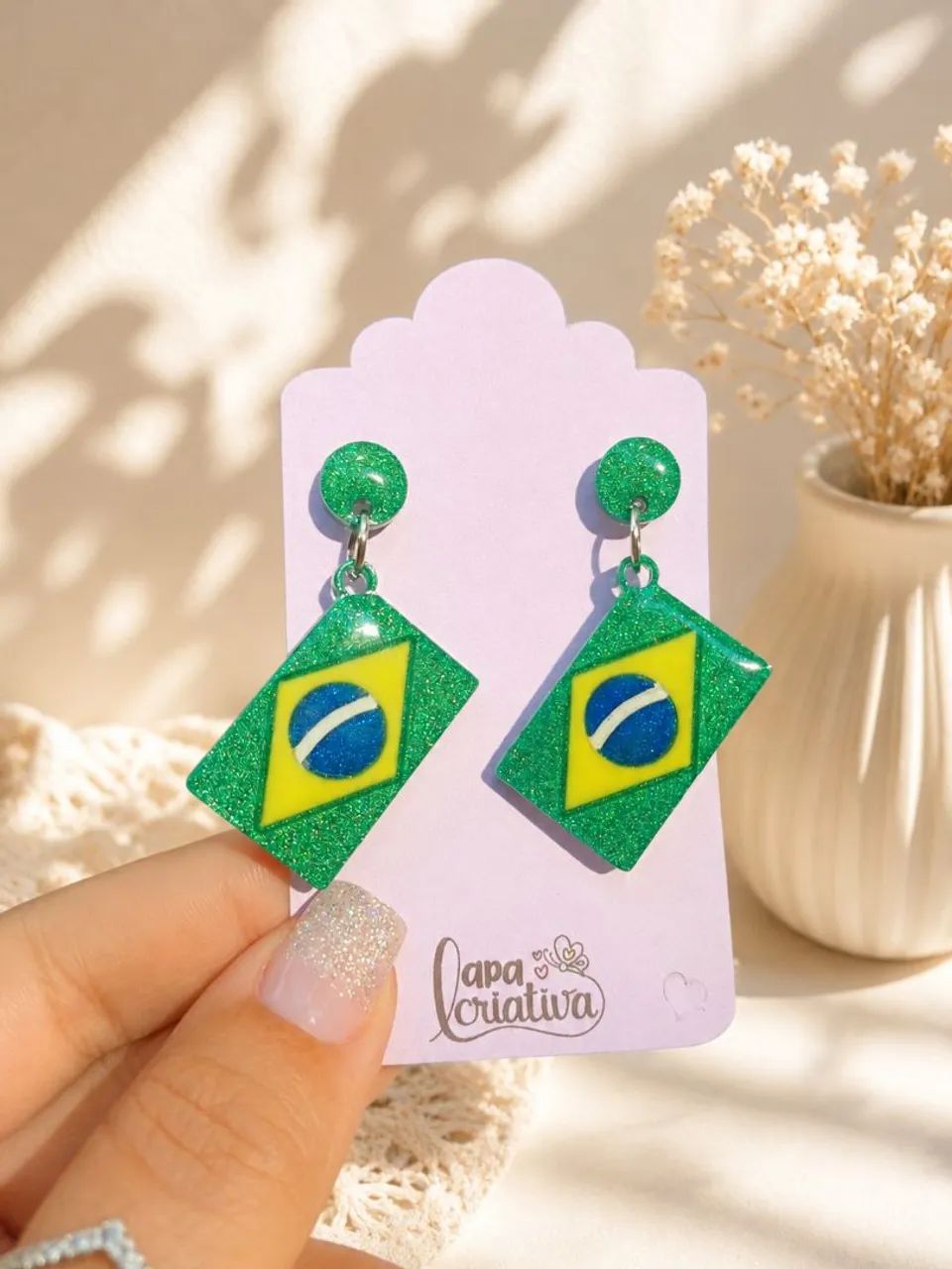 Brinco do Brasil em Resina - Copa do Mundo