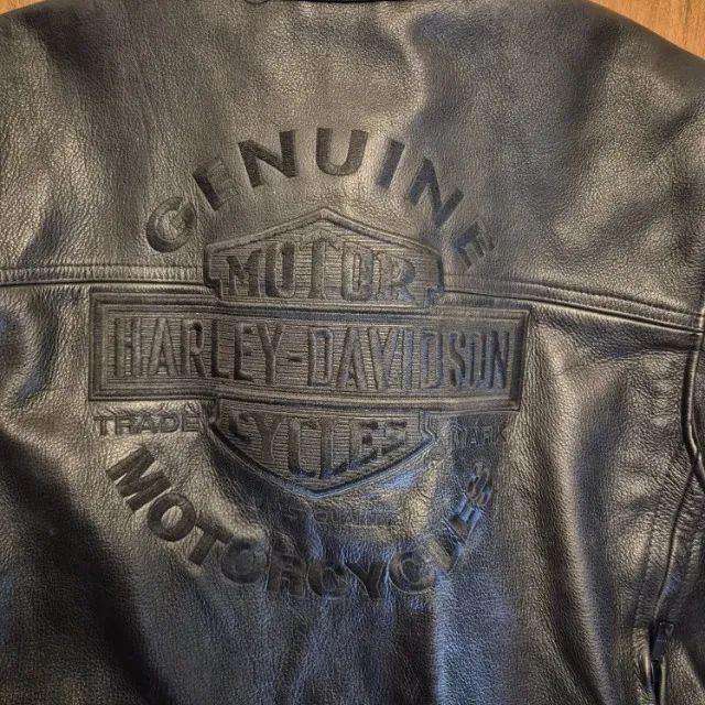 Jaqueta Harley Davidson em couro original - Foto 4