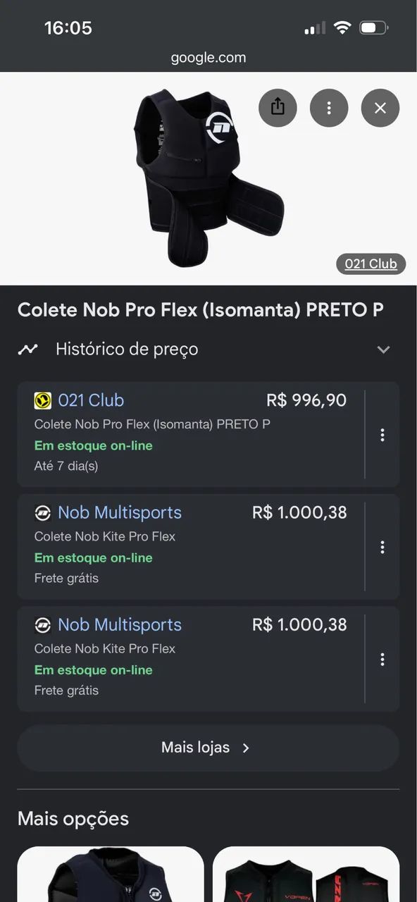 Colete salva vidas 