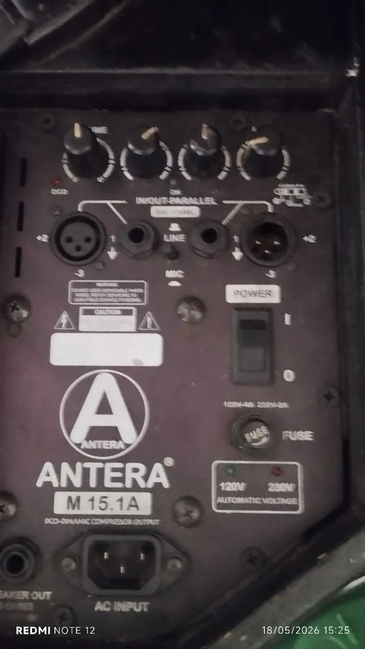 caixa ativa antera 