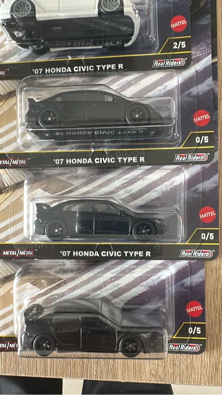 Hot Wheels Premium Honda Civic Type R Chase Ronin Run 2025 Preto