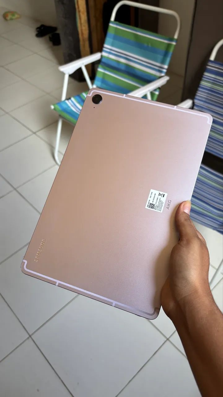 Tab S9 FE 128GB, perfeito estado, completo (caixa, capa, teclado e mouse) - Foto 3