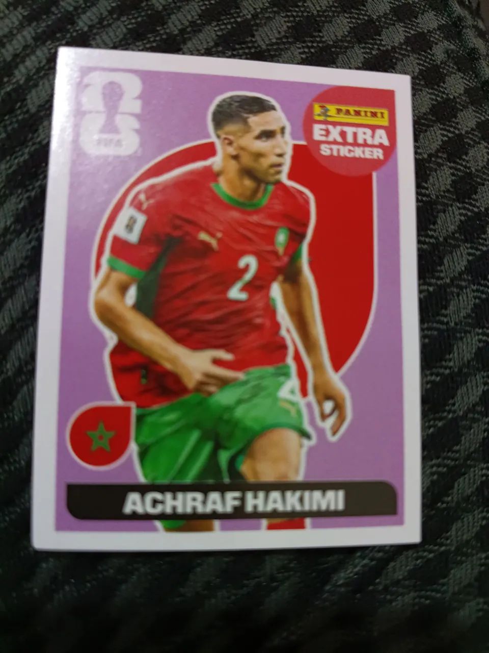 Carta Rara extra sticker copa 2026.
