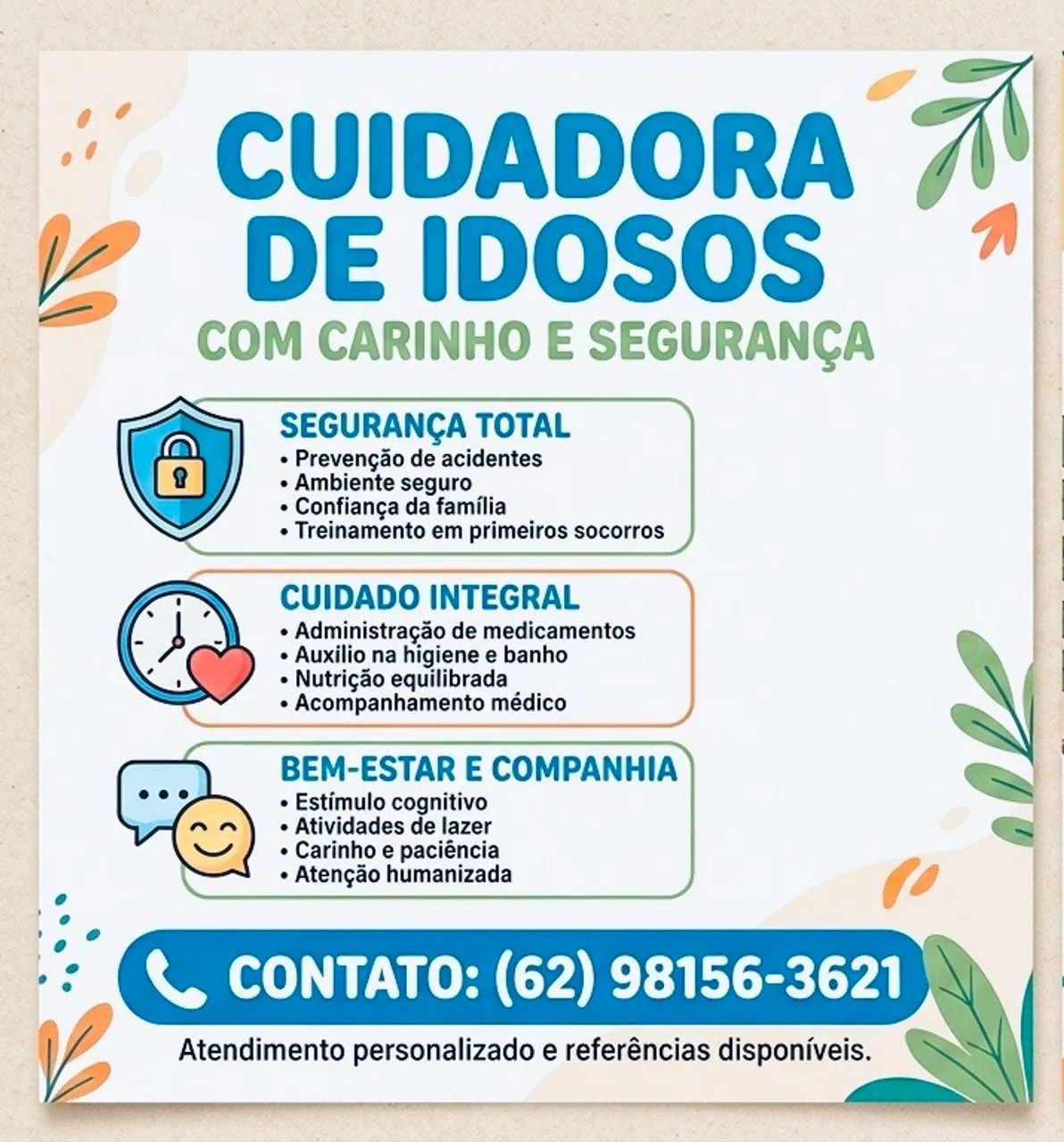 Cuidadora de idosos