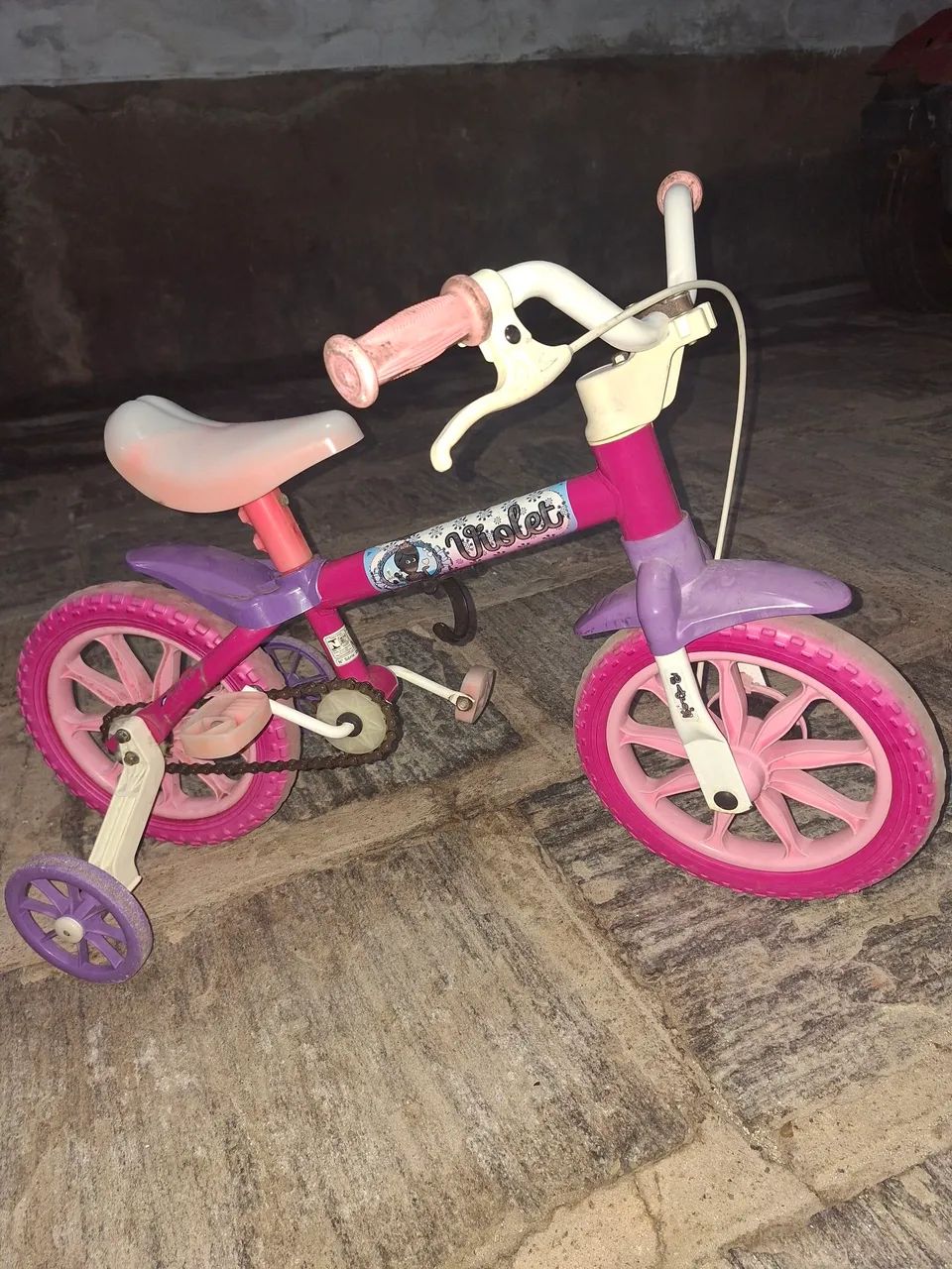 Bicicleta aro 12 rosa - Foto 2