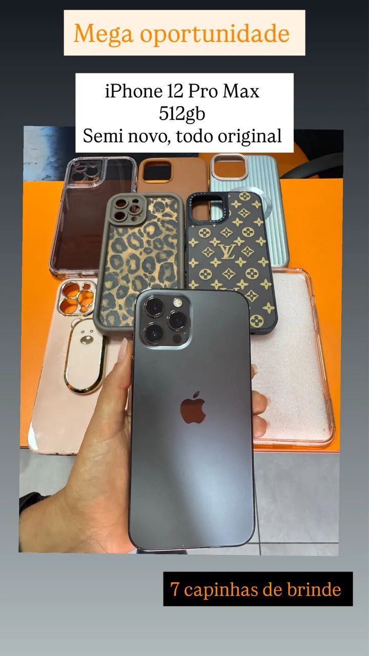 iPhone 12 Pro Max 512 GB única dona. Todo original, novíssimo - Foto 4