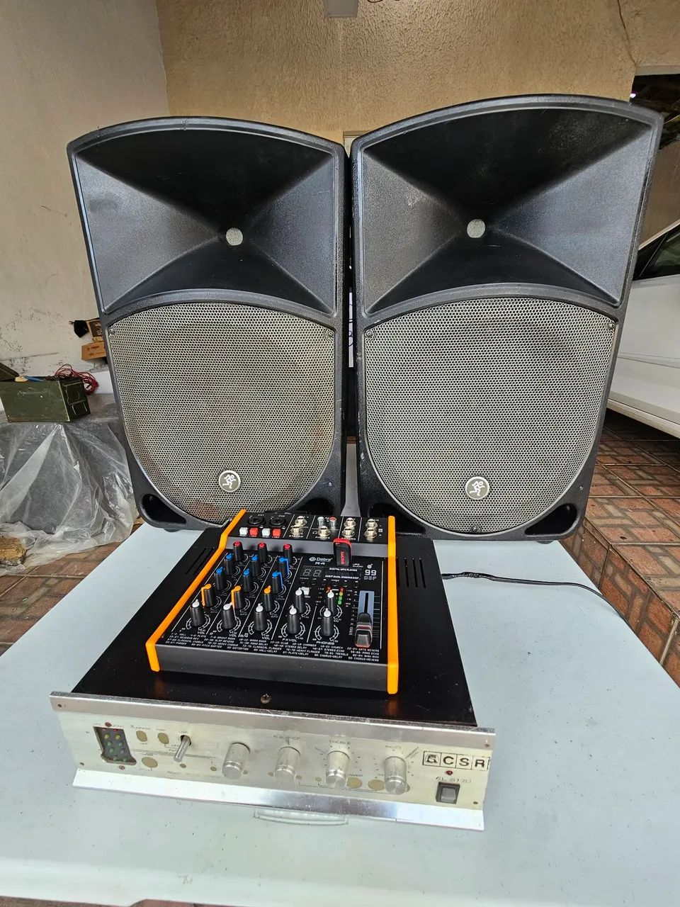 Equipamento som completo 