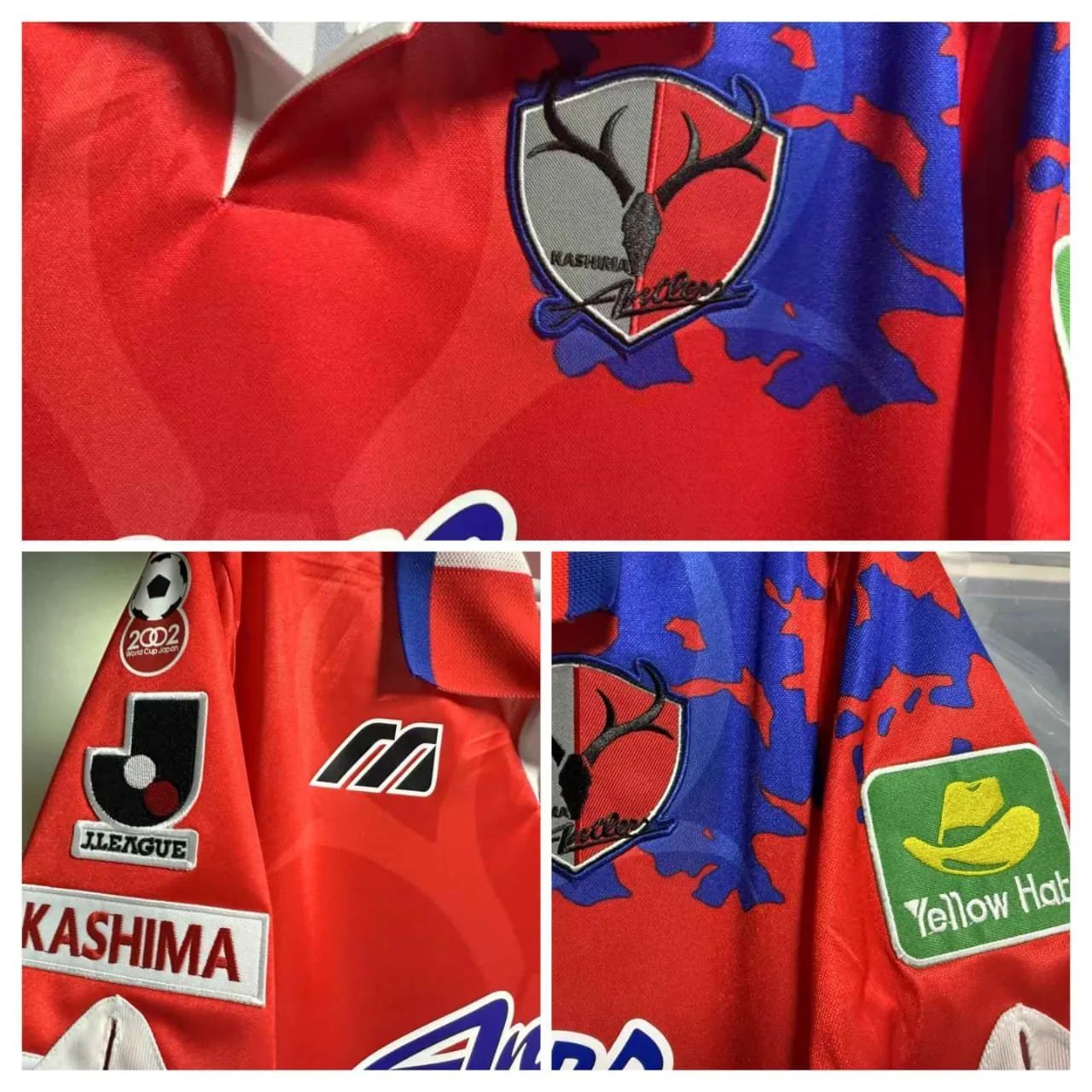 Camisa Kashima Antlers 1993 / 1994 J League Década de 90 Vintage