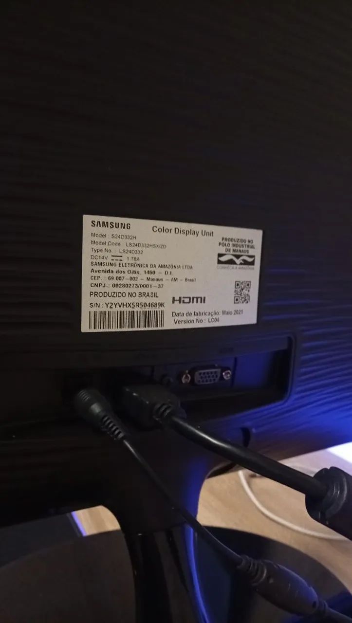 Monitor Samsung UHD 24"