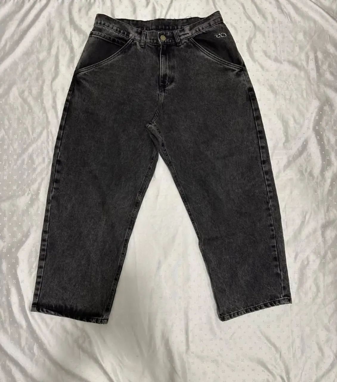 Calça Class preta jeans (tamanho 46) - Foto 2