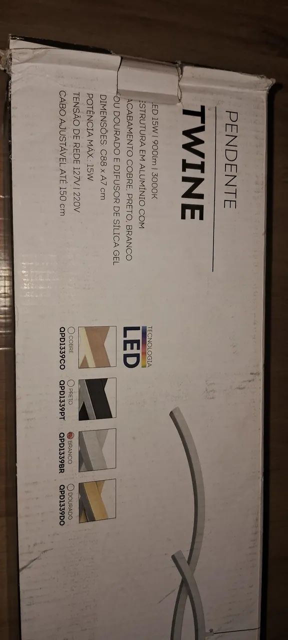 Vendo pendente / lustre novo - Foto 2