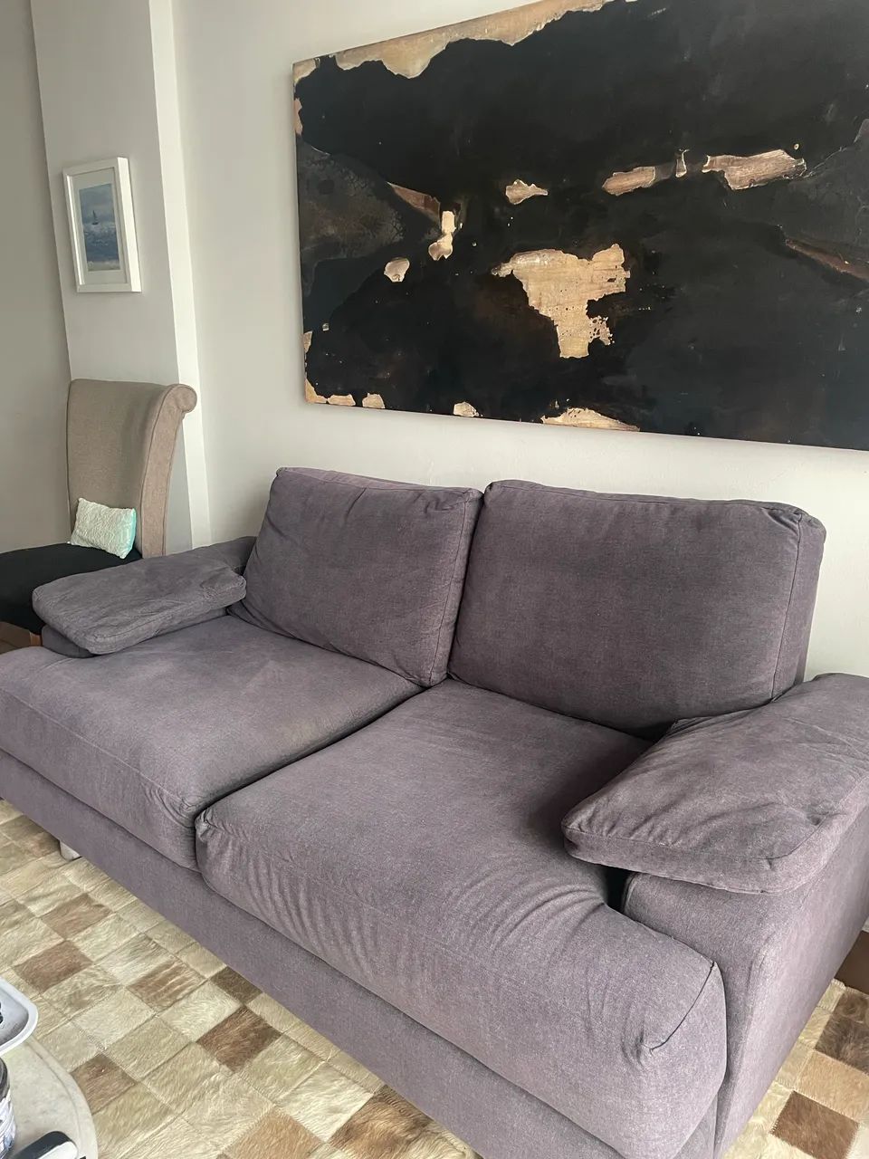 Sofá Dois Lugares (bom preço - ganha uma manta grátis) - Foto 3