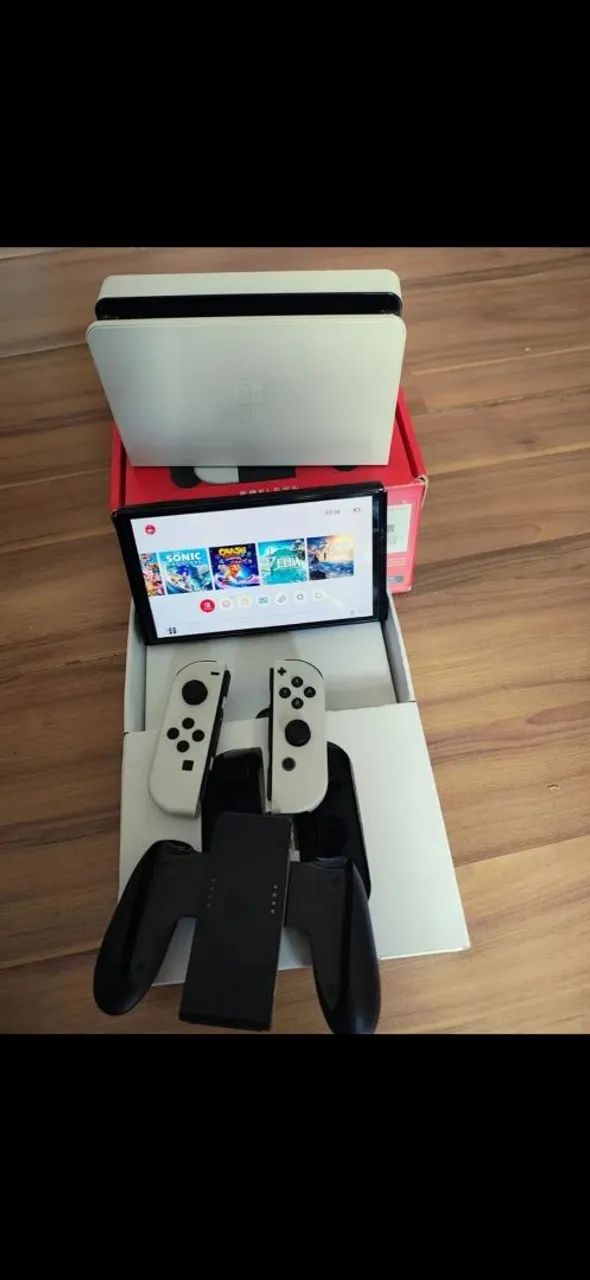 Nintendo switch oled na caixa completo - Foto 3
