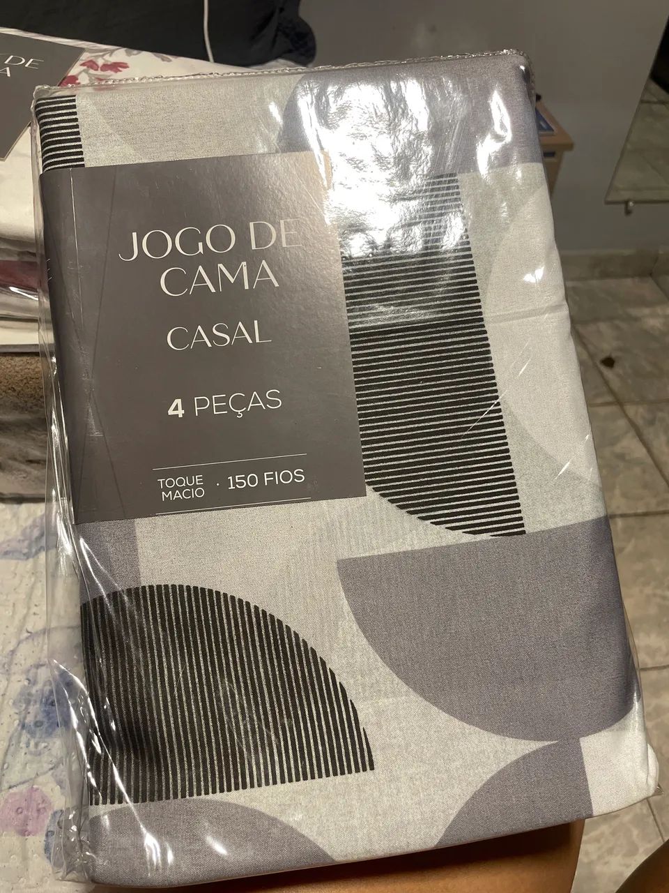 Jogo de lençol toque macio 150 fios CASAL