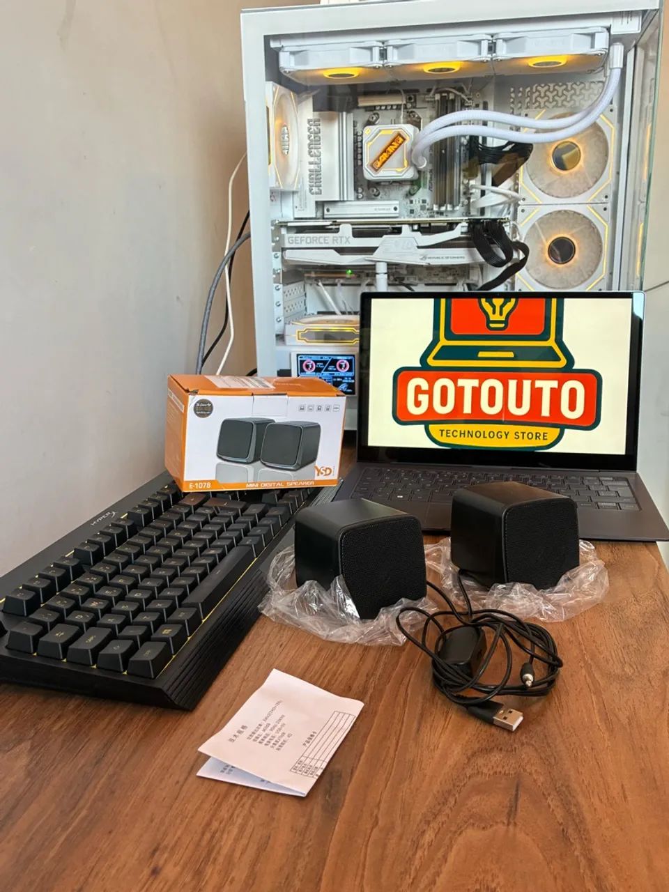 Caixinhas de som P2 e USB (energizar) - Foto 3