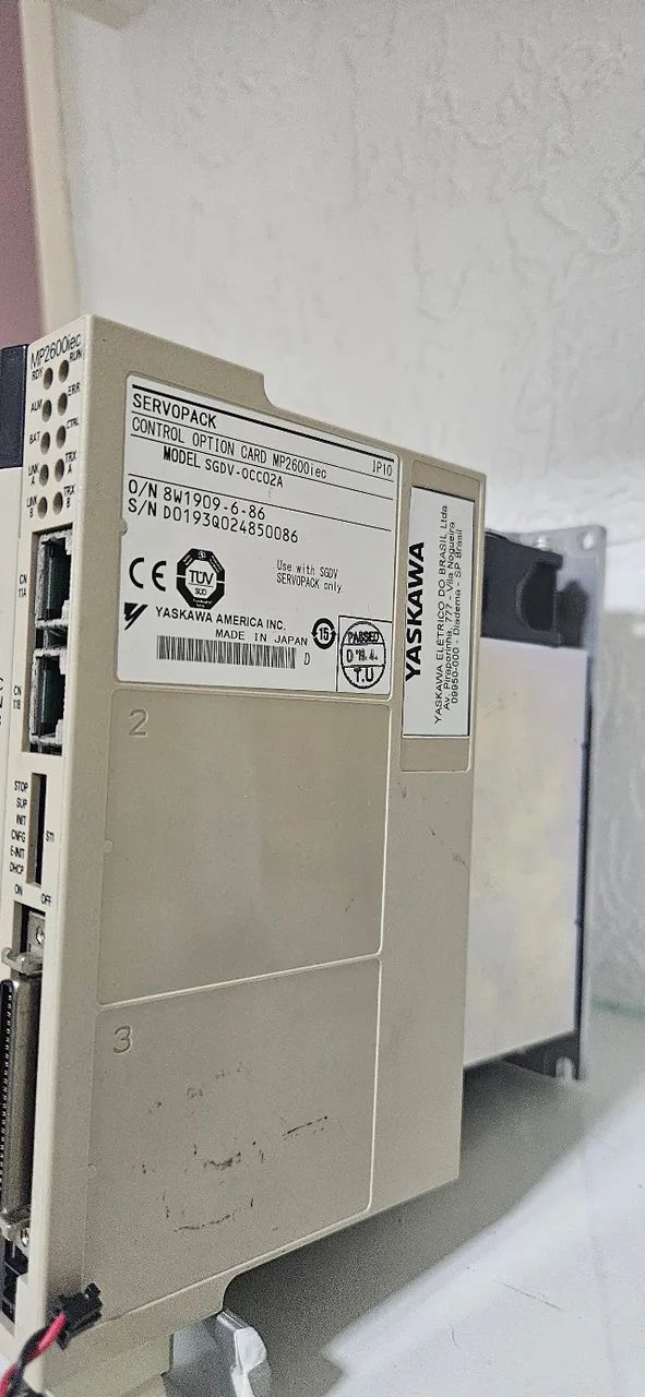 Servopack Yaskawa SGDV-7R6A01A novo + MP2600iec - Foto 3