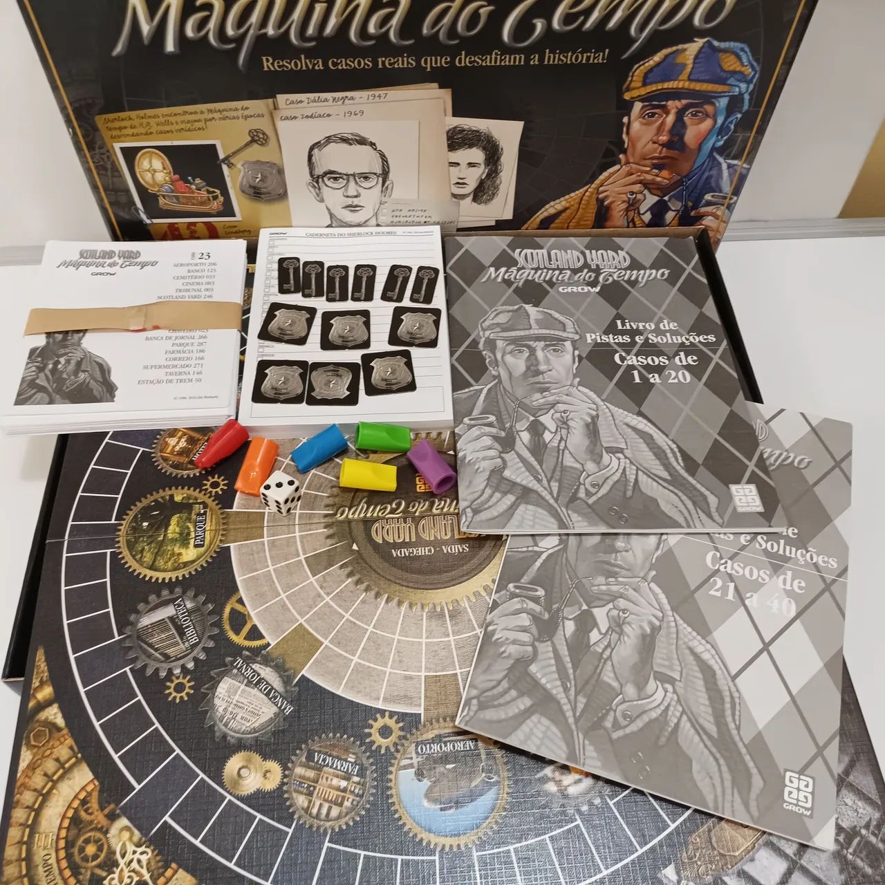 Jogo scotland yard máquina do tempo  - Foto 3