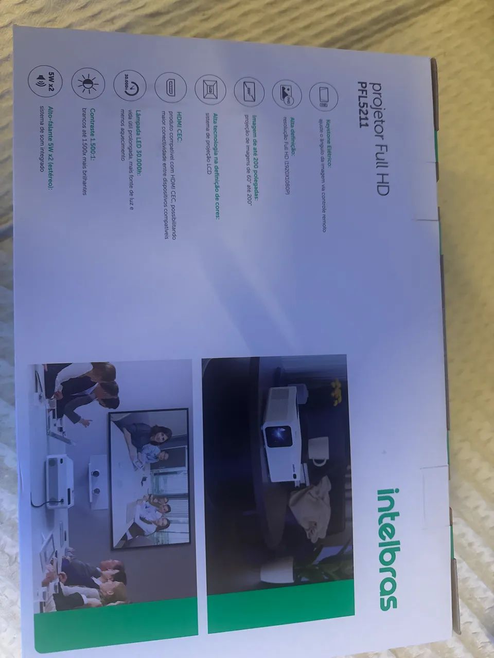 Projetor Full HD 5200 Lúmens PFL5211 Inte - Foto 2
