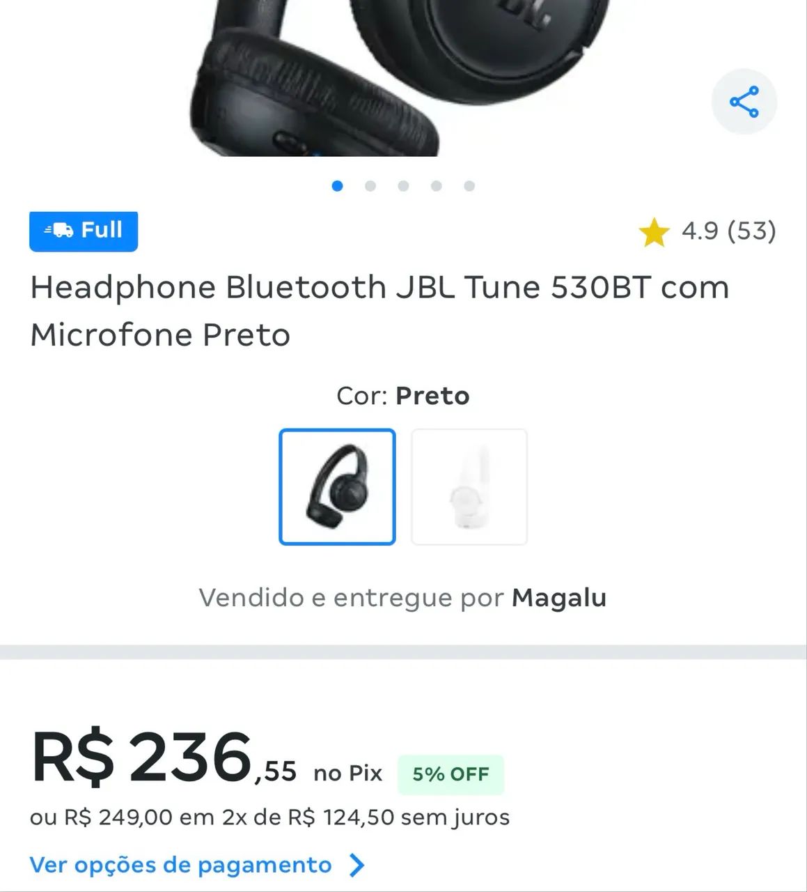 Fone da JBL Original - Foto 3
