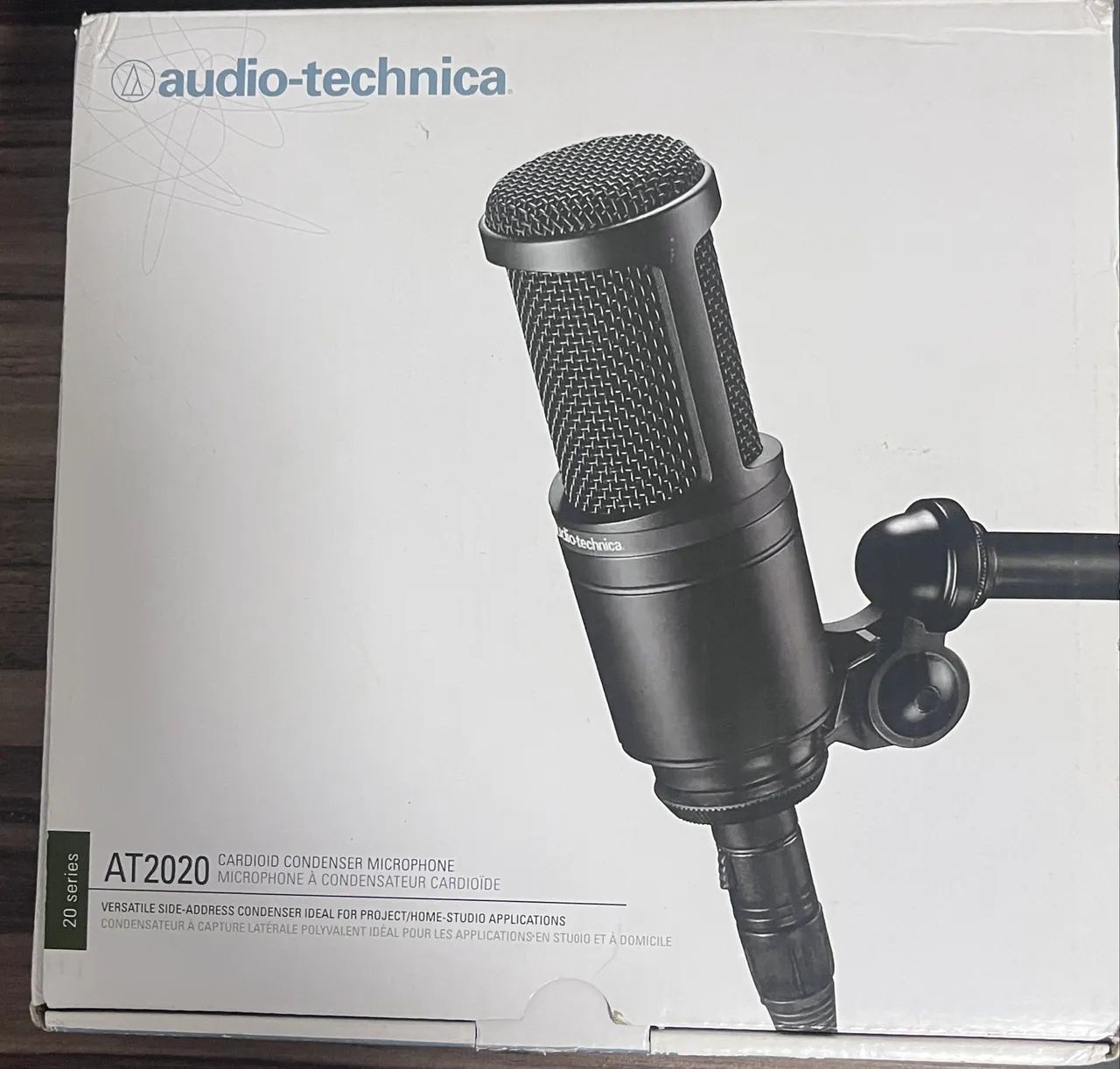 Microfone Condensador ÁUDIO TÉCNICA AT2020