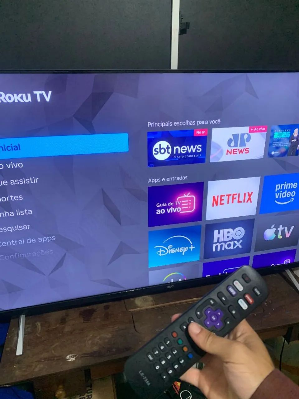  TV Smart AOC ROKU 50 POLEGADAS 4K - Foto 4