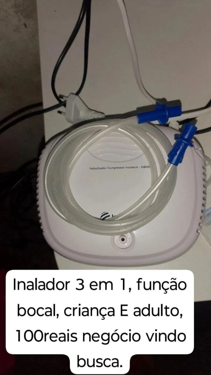Inalador 3 função 