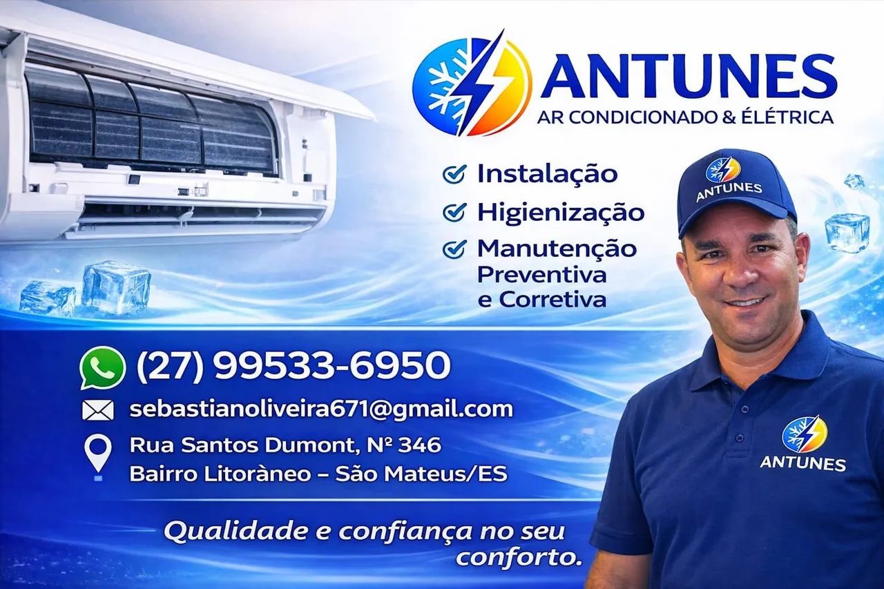 Antunes Ar condicionado e elétrica e manutenção em geral 