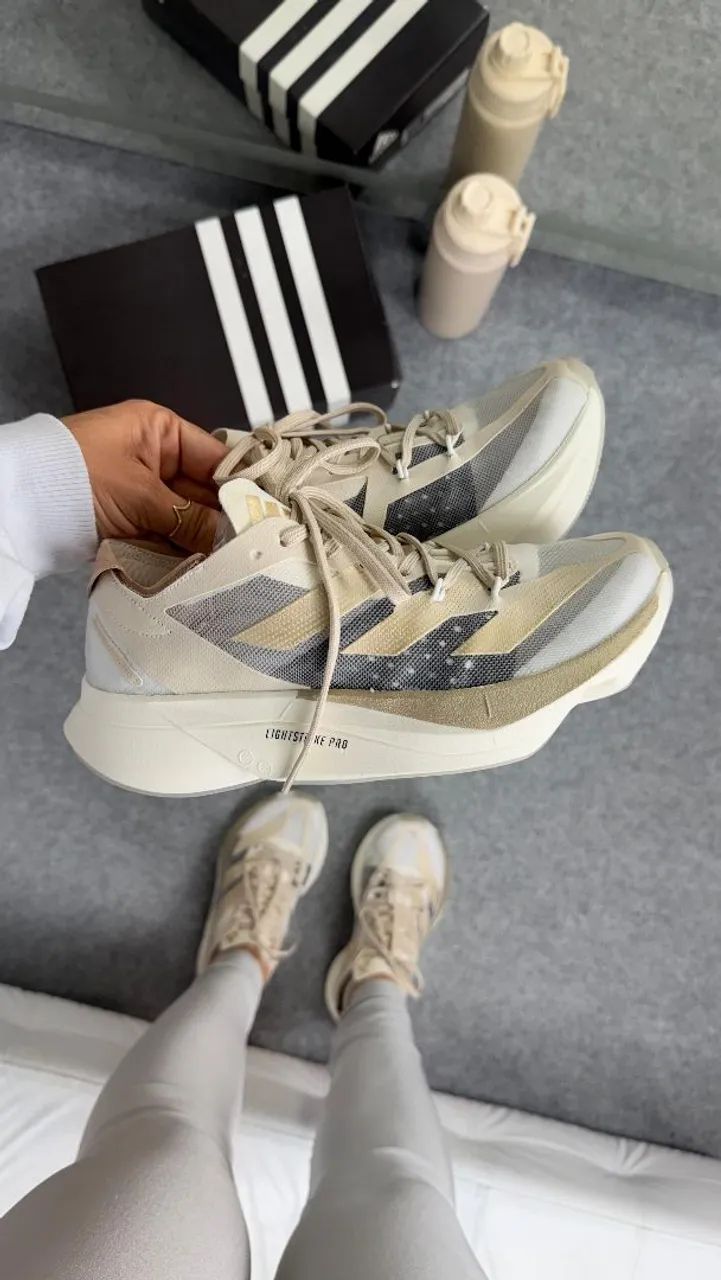 Adidas Adizero Adios Pro 3 Ouro  - Foto 3
