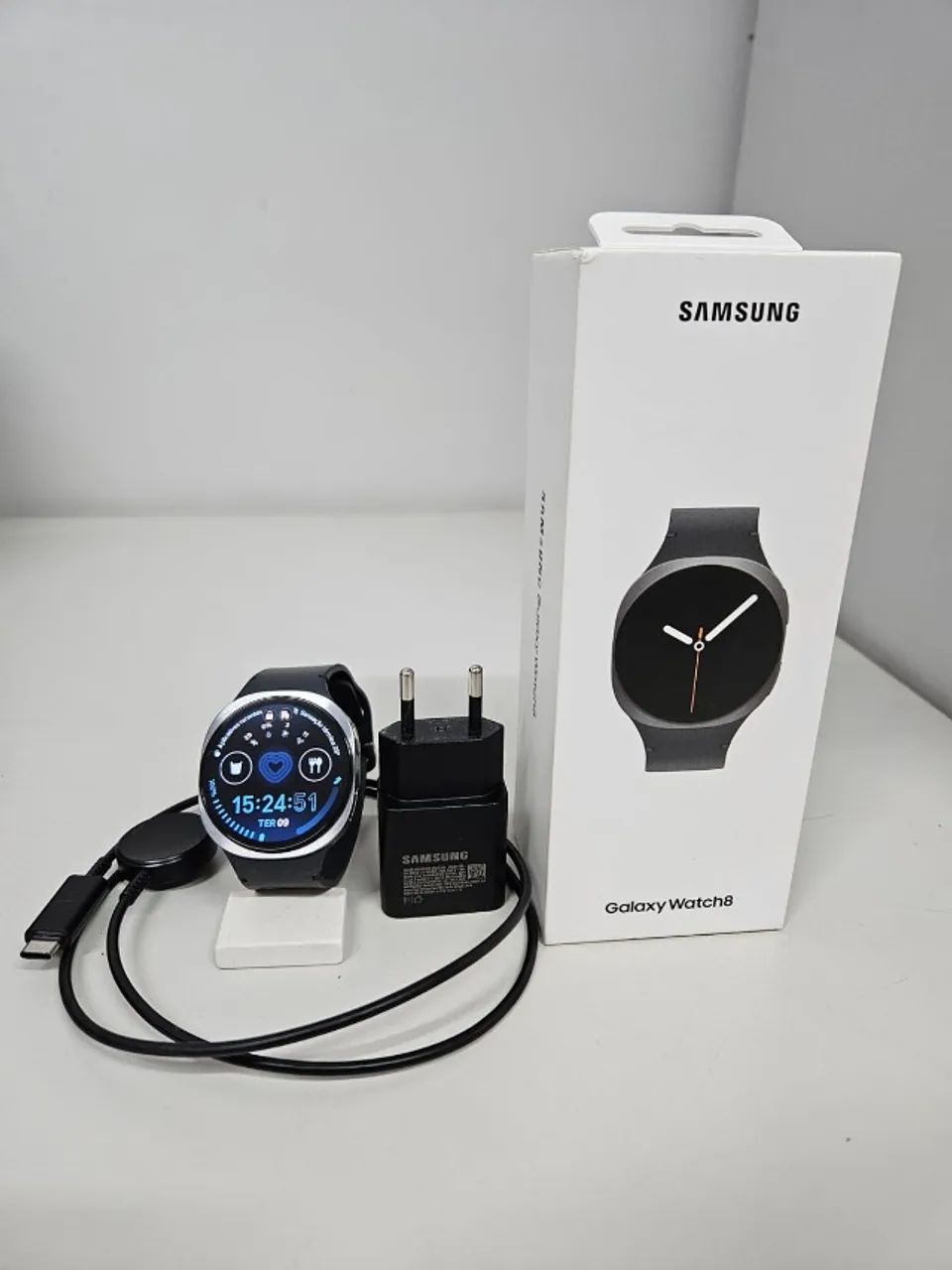 Samsung Galaxy Watch 8 44mm Bluetooth + NF + Caixa Completa - Foto 2