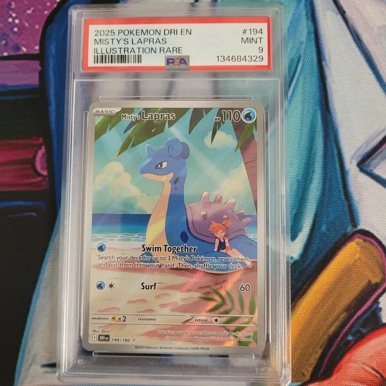Lapras da misty (194) - PSA 9 (Mint)