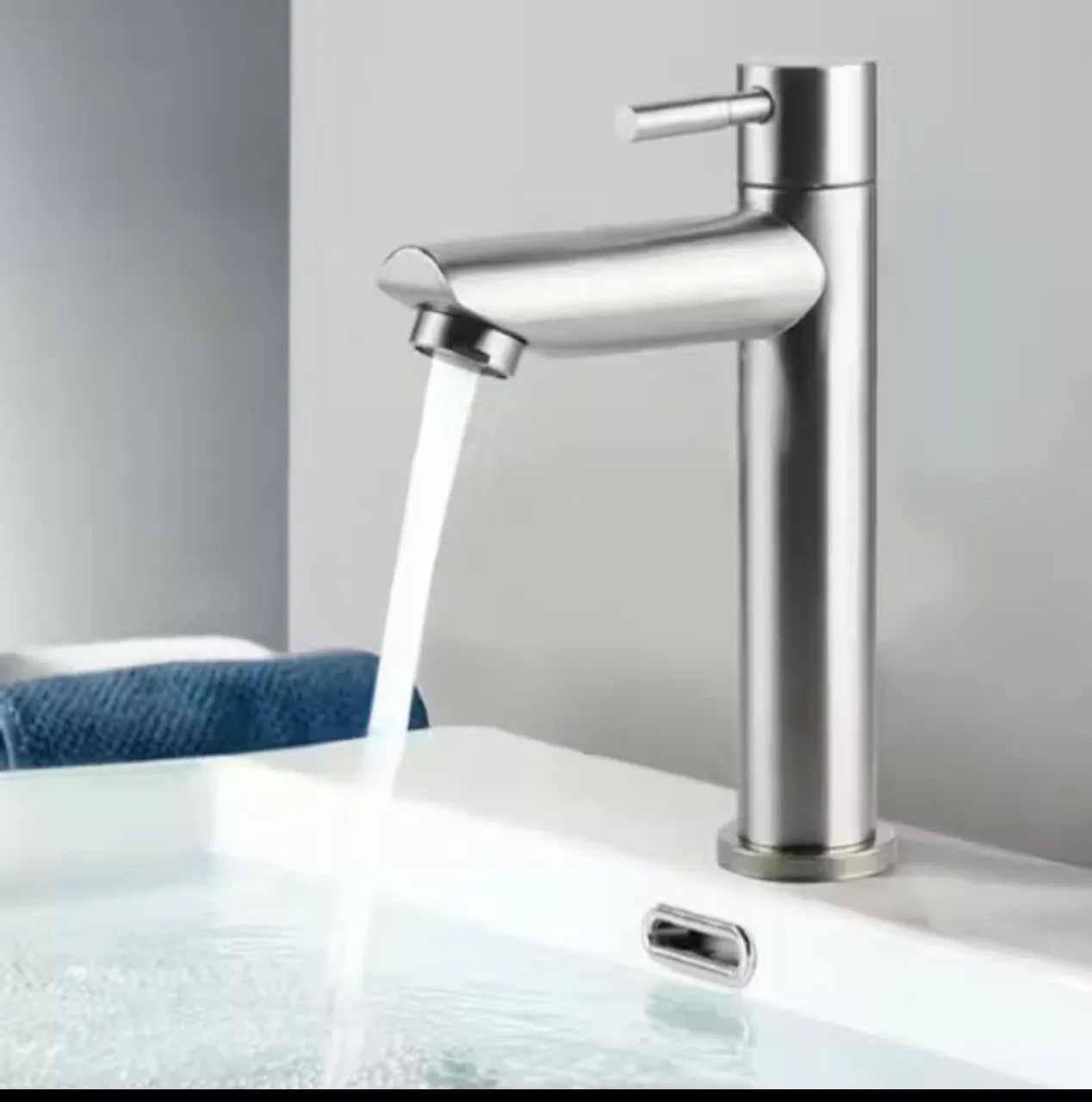 Torneira Inox escovado luxo