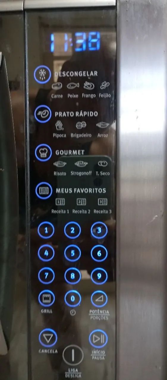 Microondas Eletrolux top Eletrolux inox mec41 com grill  - Foto 4