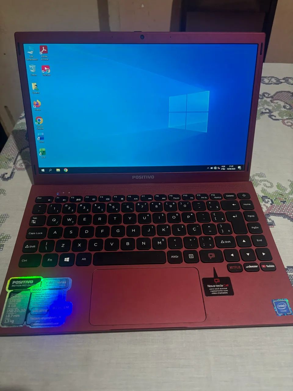 Notebook Positivo Red Q4128C-S