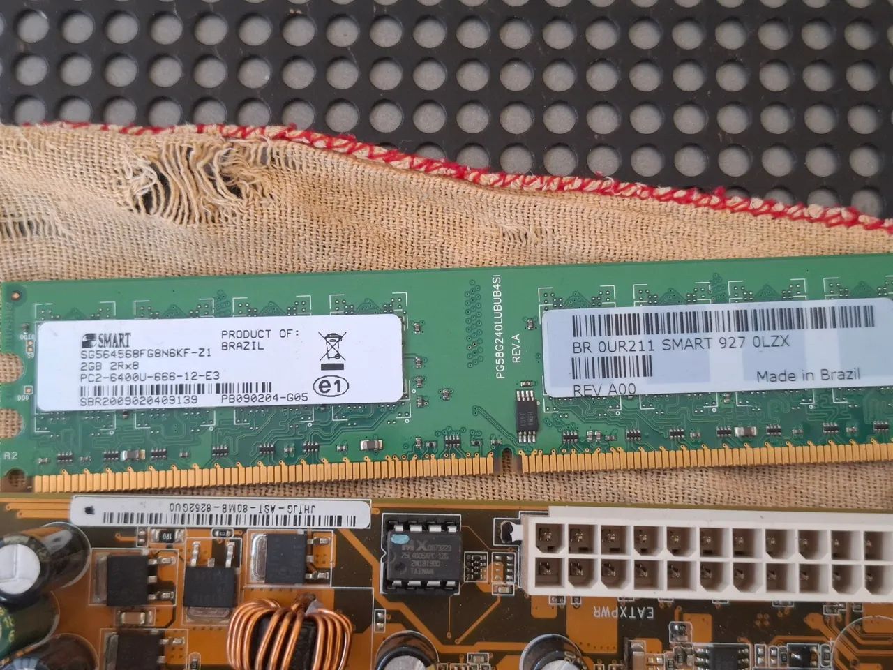Placa-mãe ASUS, memória Ram<br>DDR2,  processador com cooler<br>DDR2,  processador com cooler - Foto 3